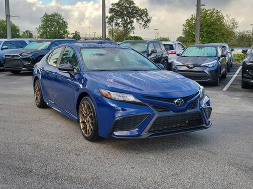 Blue 2023 Toyota Camry SE
