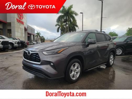 Silver 2024 Toyota Highlander LE