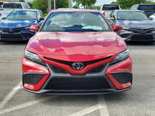 Red 2022 Toyota Camry SE