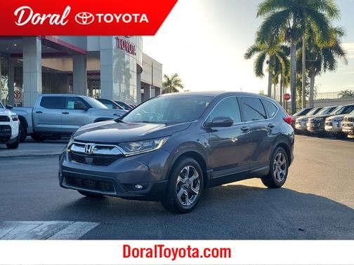 Gray 2019 Honda CR-V EX-L