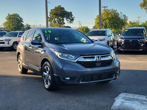 Gray 2019 Honda CR-V EX-L