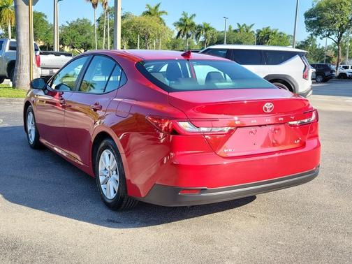 Red 2025 Toyota Camry LE