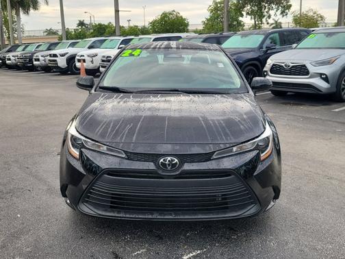 Midnight Black Metallic 2024 Toyota Corolla LE