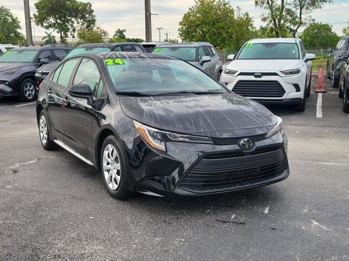 Midnight Black Metallic 2024 Toyota Corolla LE