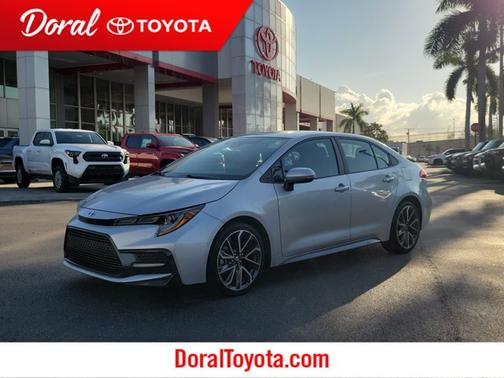 Silver 2022 Toyota Corolla SE