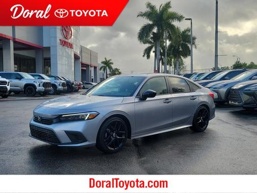 Silver 2024 Honda Civic Sport