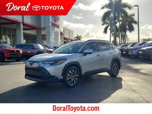 Silver 2024 Toyota Corolla Cross Hybrid SE