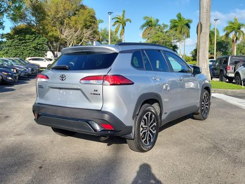 Silver 2024 Toyota Corolla Cross Hybrid SE