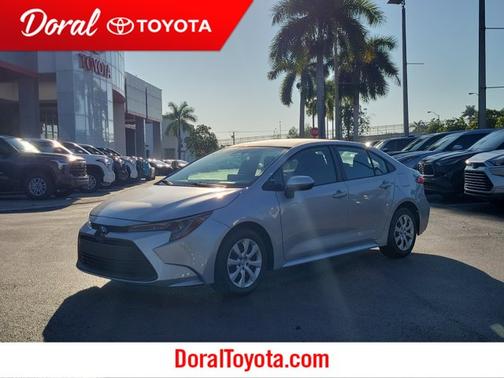 Silver 2024 Toyota Corolla LE