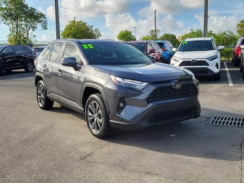 Gray 2025 Toyota RAV4 Hybrid XLE Premium