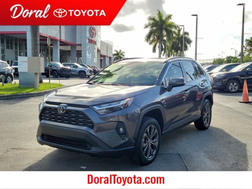 Gray 2025 Toyota RAV4 Hybrid XLE Premium
