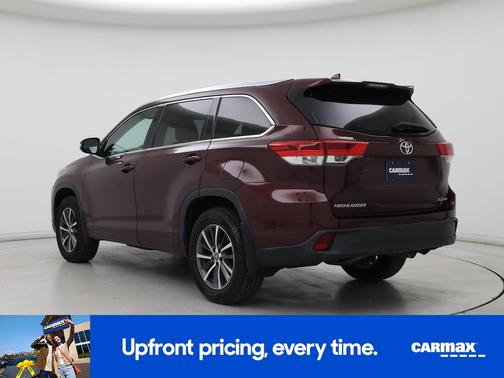 Burgundy 2018 Toyota Highlander XLE