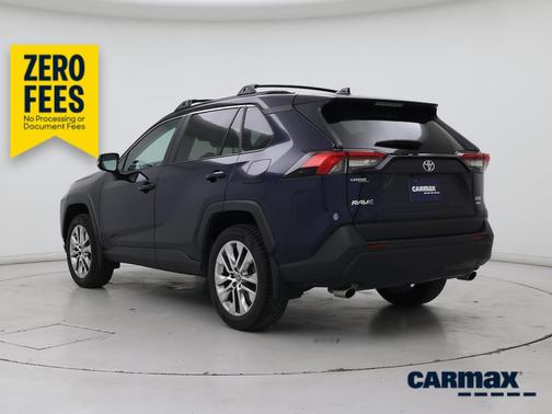 Blue 2021 Toyota RAV4 XLE Premium