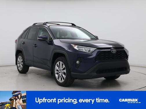 Blue 2021 Toyota RAV4 XLE Premium