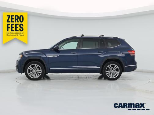 Blue 2018 Volkswagen Atlas SEL Premium