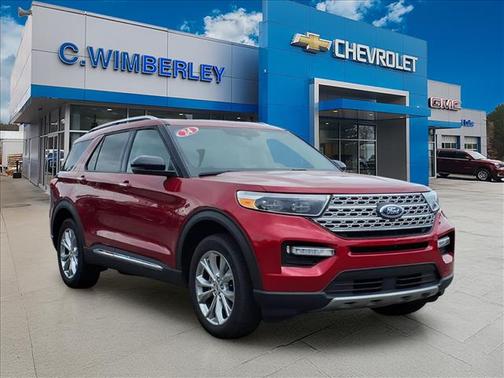 Rapid Red Metallic Tinted Clearcoat 2024 Ford Explorer Limited