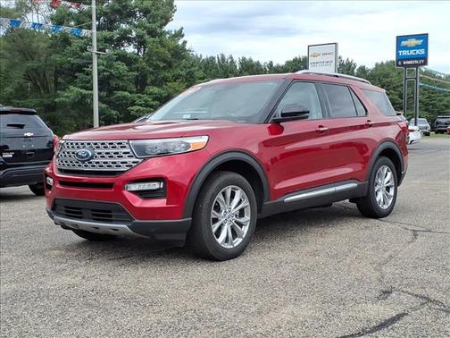 Rapid Red Metallic Tinted Clearcoat 2024 Ford Explorer Limited