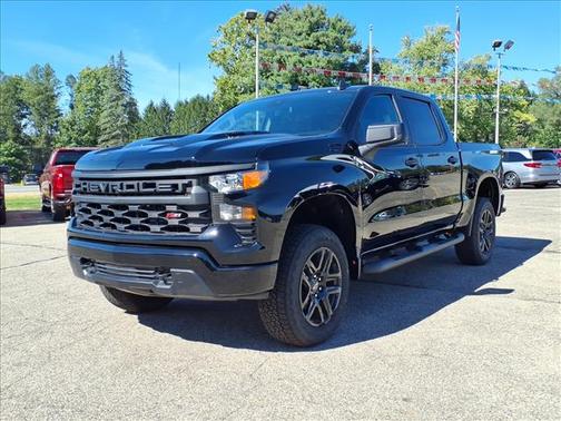 Black 2026 Chevrolet Silverado 1500 Custom Trail Boss