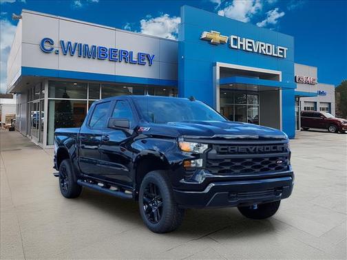 Black 2026 Chevrolet Silverado 1500 Custom Trail Boss