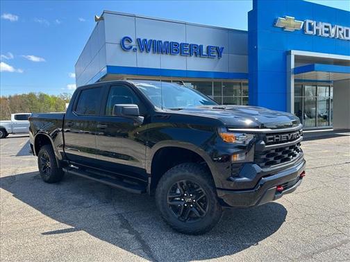 Black 2026 Chevrolet Silverado 1500 Custom Trail Boss