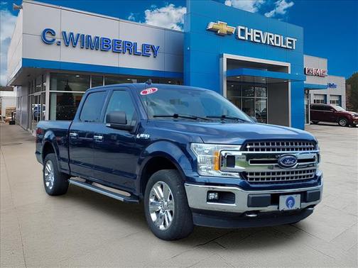 Blue 2020 Ford F-150 XLT