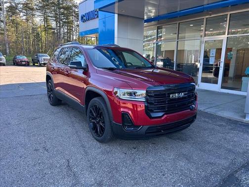 Volcanic Red Tintcoat 2023 GMC Acadia AWD SLE