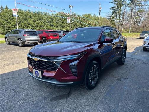 Crimson Metallic 2025 Chevrolet Trax LT