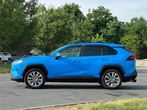 Blue Flame 2019 Toyota RAV4 XLE Premium
