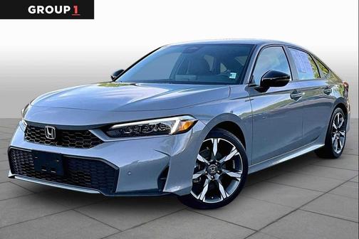 Urban Gray Pearl 2026 Honda Civic Hybrid Sport Touring