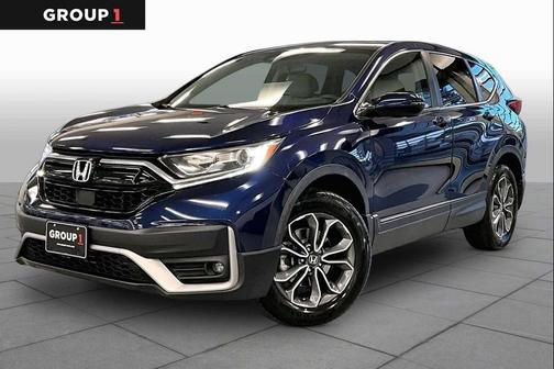 Obsidian Blue Pearl 2022 Honda CR-V AWD EX-L