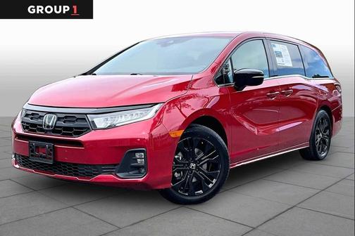 Radiant Red Metallic II 2025 Honda Odyssey Sport-L