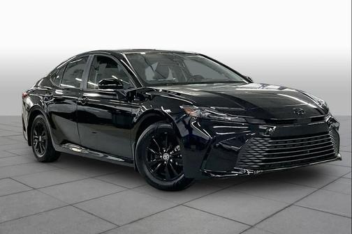 Midnight Black Metallic 2025 Toyota Camry LE