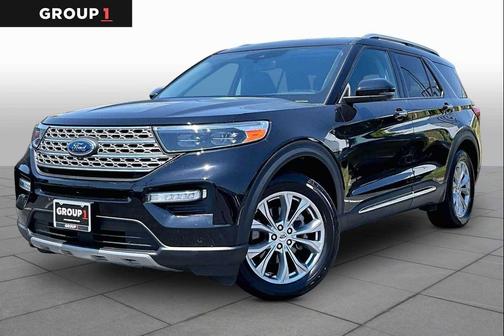 AGATE BLACK METALLIC 2023 Ford Explorer Limited