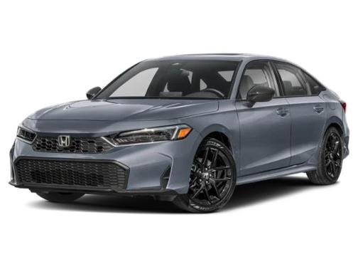 Gray 2026 Honda Civic Hybrid Sport