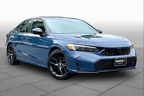Blue Lagoon Pearl 2025 Honda Civic Hybrid Sport