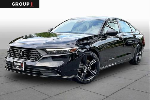 Crystal Black Pearl 2024 Honda Accord Hybrid Sport-L