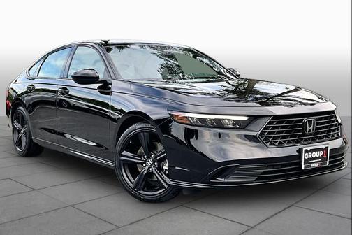 Crystal Black Pearl 2024 Honda Accord Hybrid Sport-L