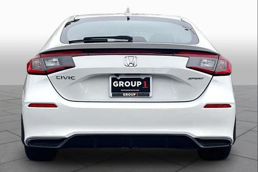 Platinum White Pearl 2023 Honda Civic Sport