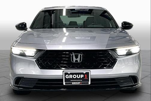 Solar Silver Metallic 2024 Honda Accord Hybrid Sport-L