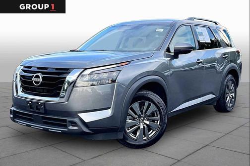 Gun Metallic 2024 Nissan Pathfinder SV FWD