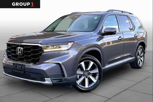 Modern Steel Metallic 2025 Honda Pilot Elite