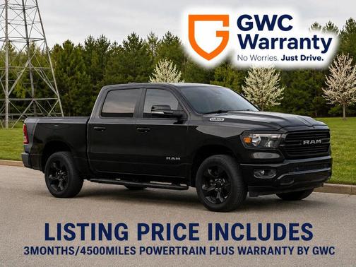 Diamond Black Crystal Pearlcoat 2019 RAM 1500 Big Horn