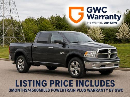 Granite Crystal Metallic Clearcoat 2017 RAM 1500 Big Horn