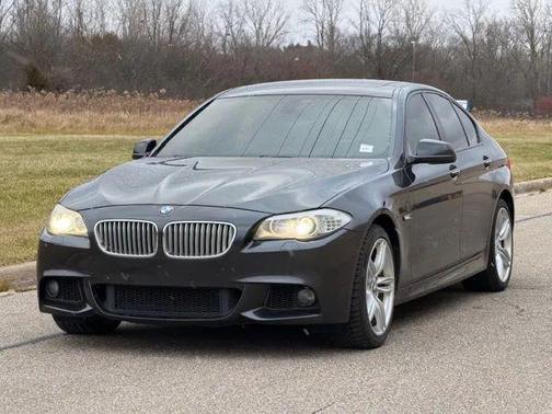 Gray 2011 BMW 550 550i Sedan 4D