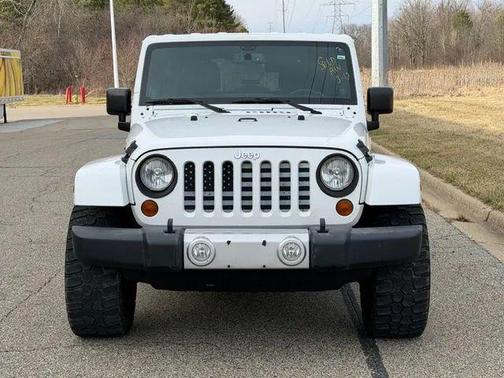 White 2013 Jeep Wrangler Unlimited Sahara