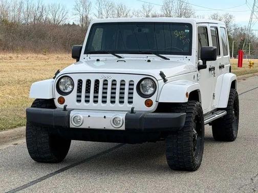 White 2013 Jeep Wrangler Unlimited Sahara