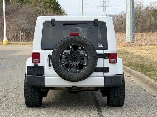 White 2013 Jeep Wrangler Unlimited Sahara