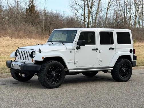 White 2013 Jeep Wrangler Unlimited Sahara