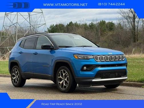 Hydro Blue Pearlcoat 2025 Jeep Compass Limited