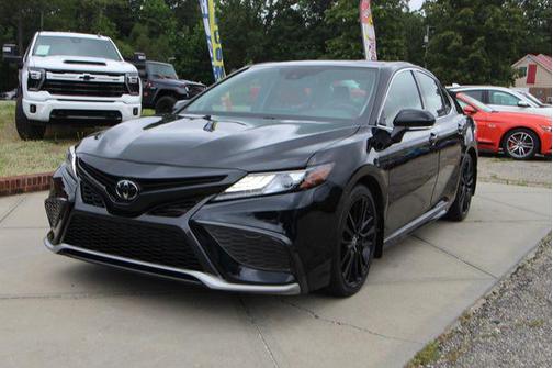 Midnight Black Metallic 2022 Toyota Camry XSE